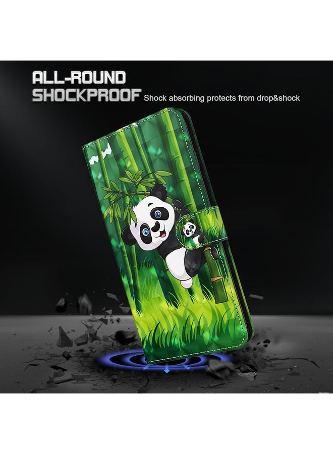 اس-توب جراب لهاتف Motorola Moto G13 / G23 / G53 جراب هاتف جلدي بنمط رسم ثلاثي الأبعاد - Image 4