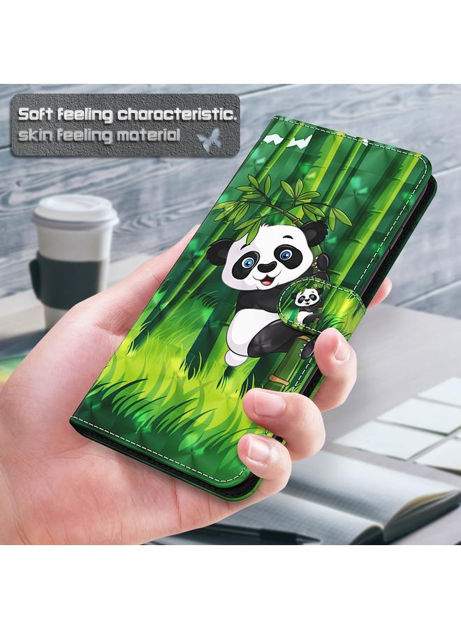 اس-توب جراب لهاتف Motorola Moto G13 / G23 / G53 جراب هاتف جلدي بنمط رسم ثلاثي الأبعاد - Image 5