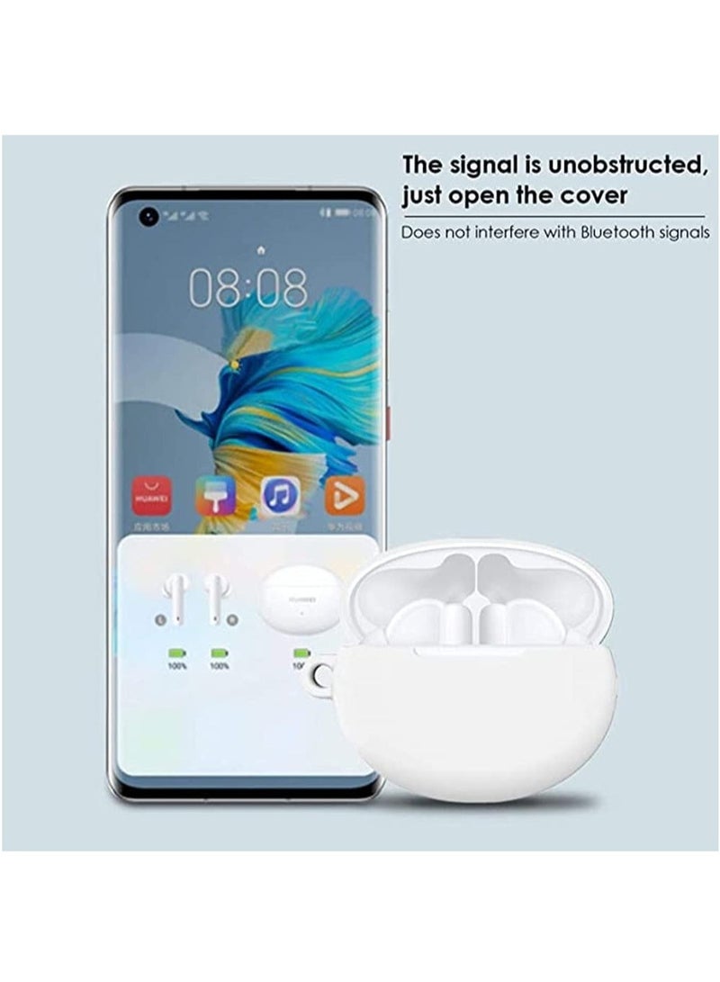 ELTRAZONE Premium Silicone Protective Cover Shell for Huawei Freebuds 4i Wireless Bluetooth Earbuds - Anti-Fall, Shockproof Case with Enhanced Grip and Full Protection"  - Image 4