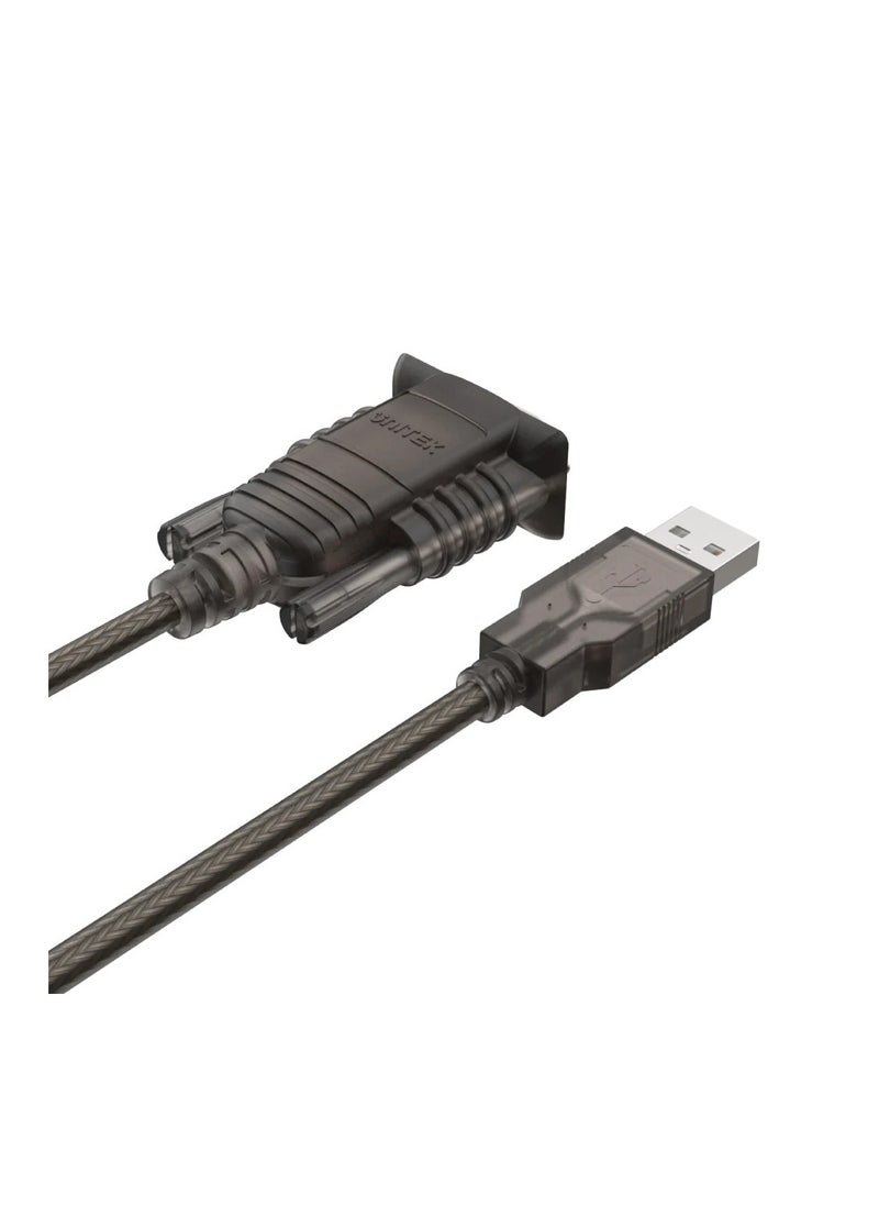 UNITEK - USB 2.0 to Serial RS232 Cable Link PC to Serial devices such as printer, label writer, ISDN terminal adapter - Image 1