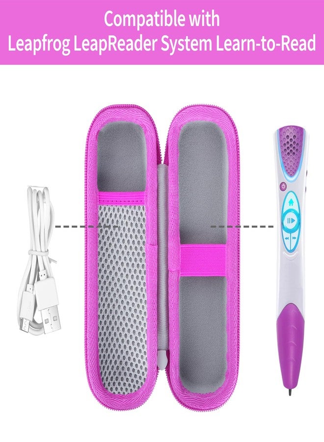 Peyyargo Storage Case Compatible with Leapfrog LeapReader System Learn-to-Read (Pink) - Image 3