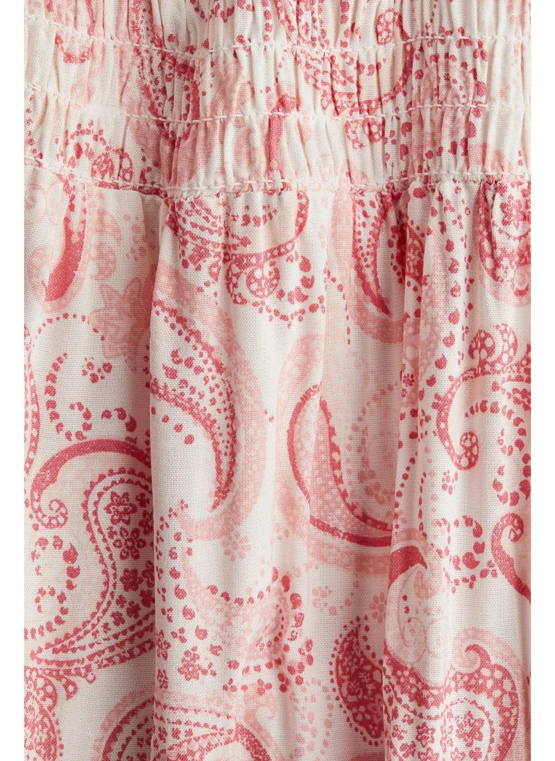 اتش اند ام Smocked tiered skirt