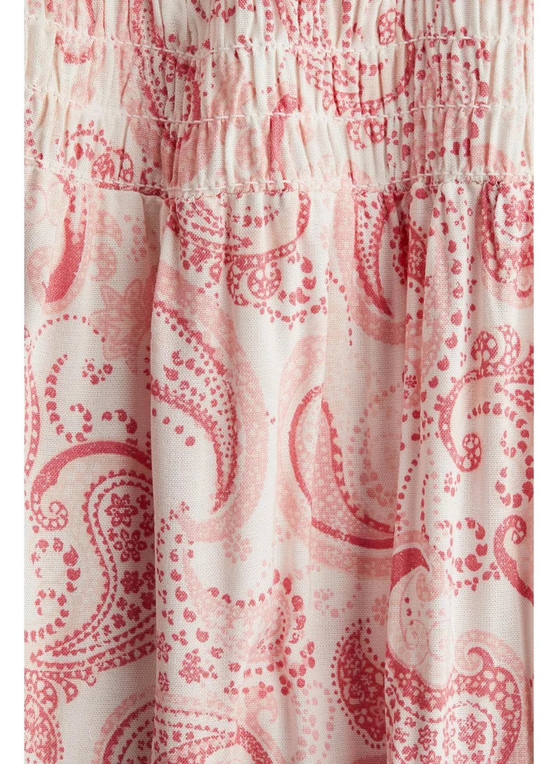 اتش اند ام Smocked tiered skirt