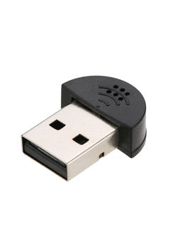 USB 2.0 Mini Microphone Mic Audio Adapter Driver Free for Laptop Desktop PC - Skype / MSN / VOIP / Voice Recognition Software