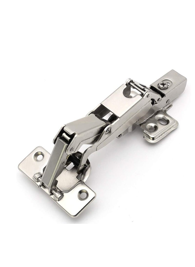 Y&D Cabinet Doors Hinges, KASTWAVE 165 Degree Full Overlay Hinges Frameless Hydraulic Concealed Soft Closing for Corner Kitchen Folden Door (2 Pack)  - Image 1