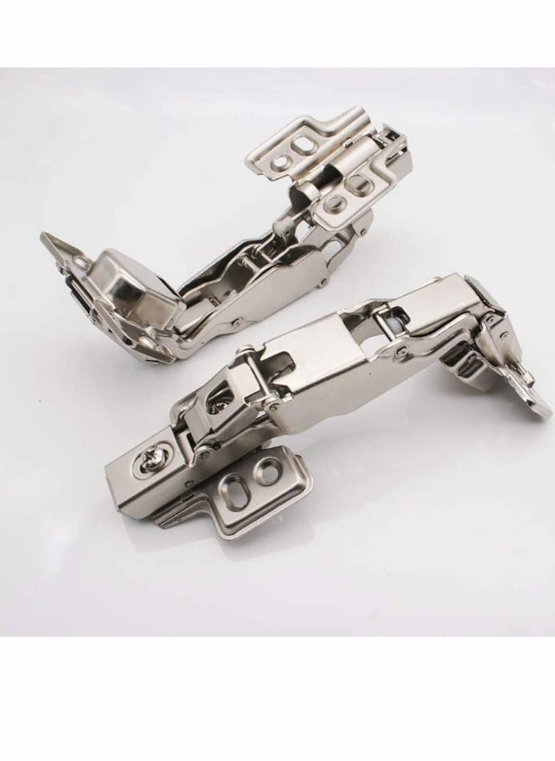 Y&D Cabinet Doors Hinges, KASTWAVE 165 Degree Full Overlay Hinges Frameless Hydraulic Concealed Soft Closing for Corner Kitchen Folden Door (2 Pack)  - Image 5