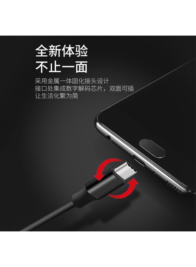 Neutral Typec Headset Digital Chip Metal In-ear Subwoofer Wire-controlled Mobile Phone Karaoke E-sports Game Headset - Image 4
