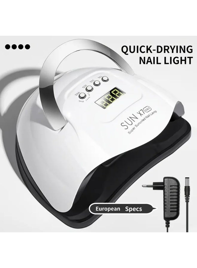 OSYA 180W UV LED Nail Lamp, Fast Nail Curing Lamps for Home & Salon, 66 Beads Dryer for Gel Polish with Automatic Sensor/4 Timer Setting, Professional Art Tools - Image 5
