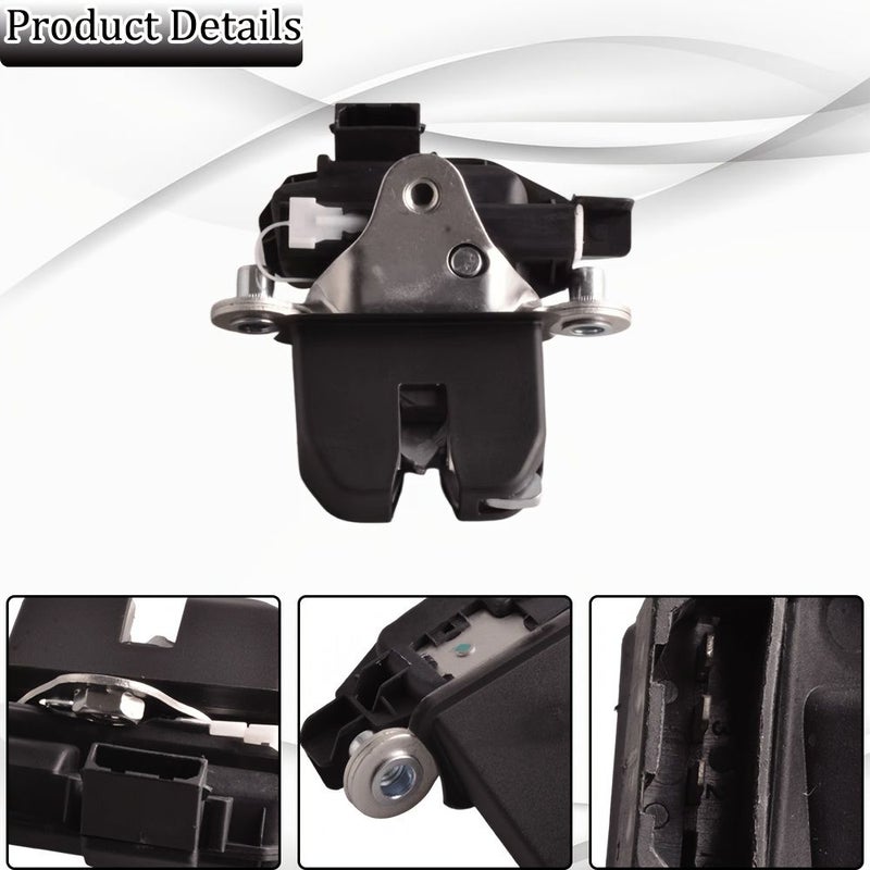 Rear Liftgate Door Lock Actuator Tailgate Latch Compatible With Skoda 2006-2014 Fabia II 2006-2015 Roomster Without Battery Model 5J0827501A - Image 2