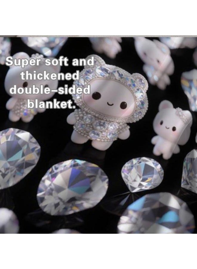 general Baby and children's cartoon flannel thin blanket (warm and comfortable, suitable for sleep, game use) 70cm*100cm - Image 3