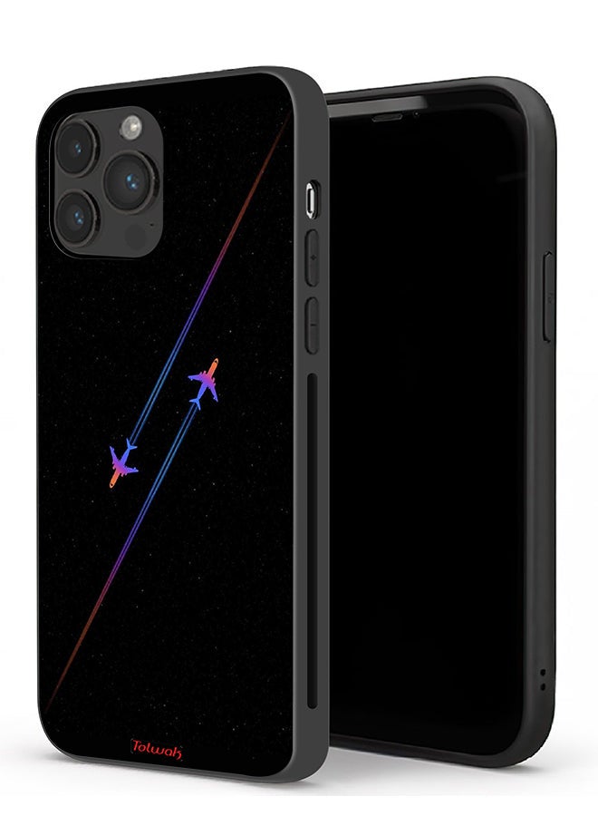 Tolwak Apple iPhone 13 Pro Max Protective Case Airplanes Art - Image 1
