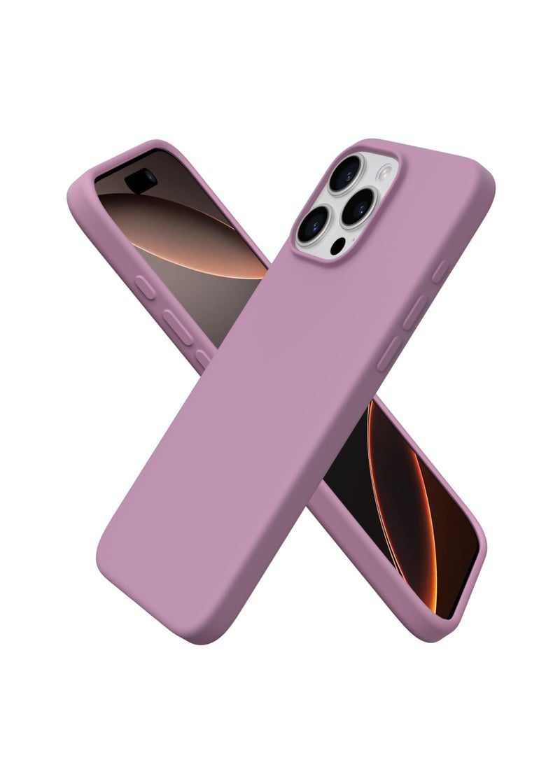 Aookay - Compatible with iPhone 16 Pro Max Case, [Silky and Soft Touch Series] Premium Soft Liquid Silicone Rubber Full-Body Protective Bumper Case for iPhone 16 Pro Max (Black Currant) - Image 1
