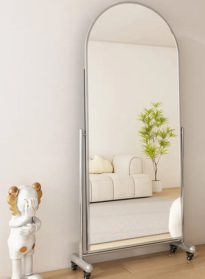 DubaiGallery Freestanding Floor Mirror with Stand,Large Full Body Wall Mirror,Wall-Mounted or Leaning,Aluminum Alloy Frame  - Image 2