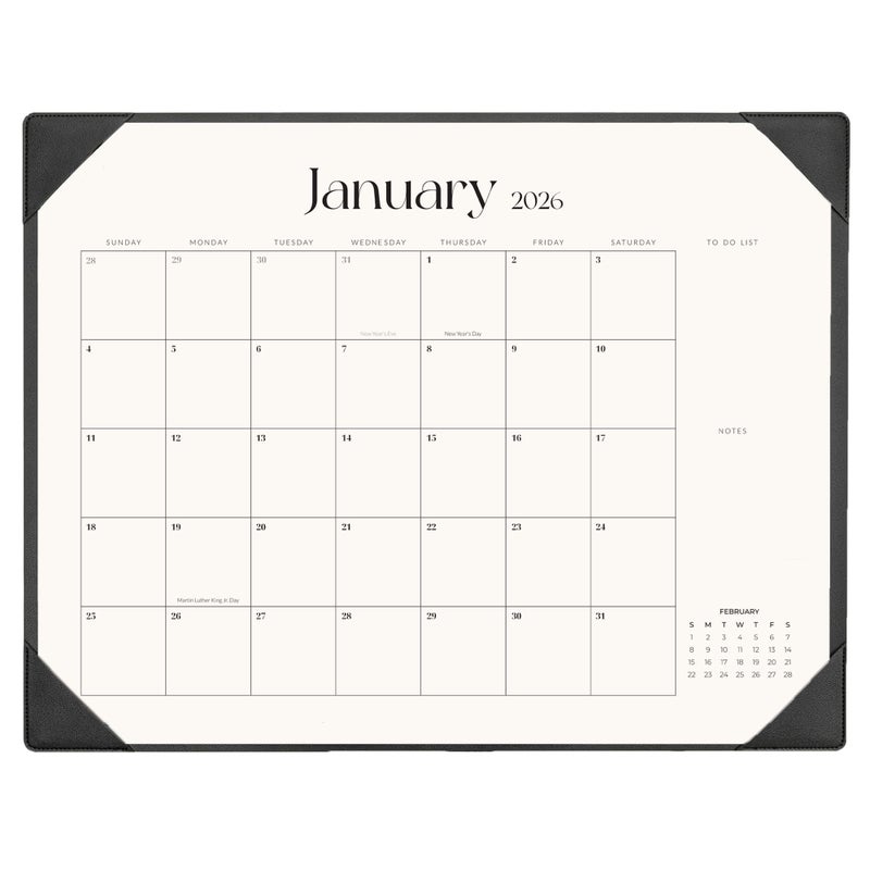Adronix Desk Calendar 20262027 with Desk Mat 22 x 17 Large Desk Pad Calendar Runs from January 2026 to June 2027 Office Supplies Desktop Monthly Calendar for Home Office - Image 2