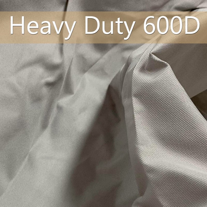 FCOUIID Boat Center Console Cover  600D Marine Grade Polyester Canvas  Waterproof  Grey (Small Size Up To 36"" W 24"" L 42"" H) - Image 3