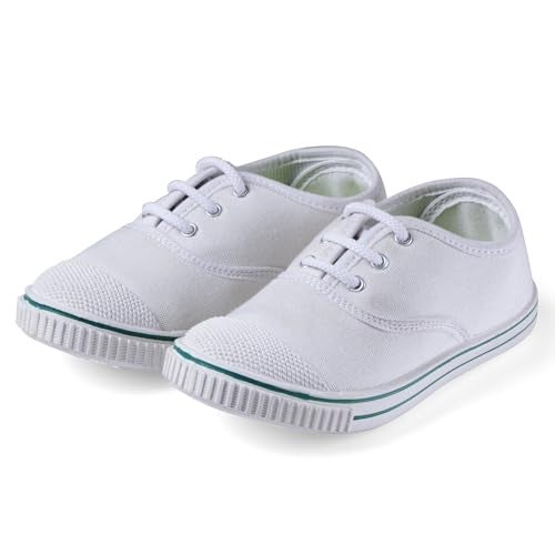 DOCTOR EXTRA SOFT Uniform Tennis Canvas School Shoes with Laces Black & White for Boys & Girls | Memory Foam Cushion & Anti-Bacterial Technology| Lightweight | Comfortable| Durable & Anti-Skid D-3004 - Image 4