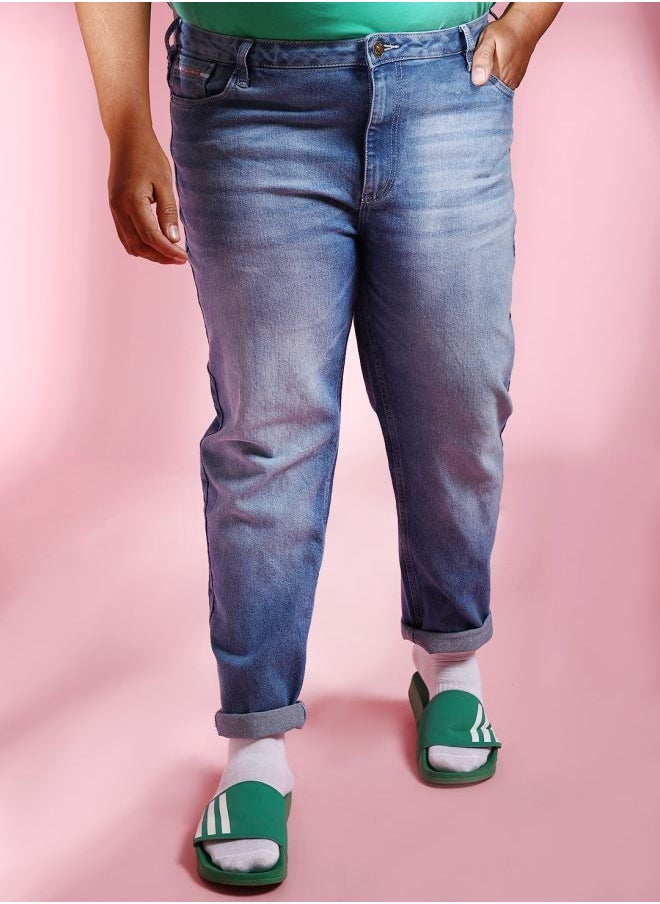 HARDSODA Men Plus Size Slim Fit Solid Mid-Rise Stretchable Jeans  - Image 1