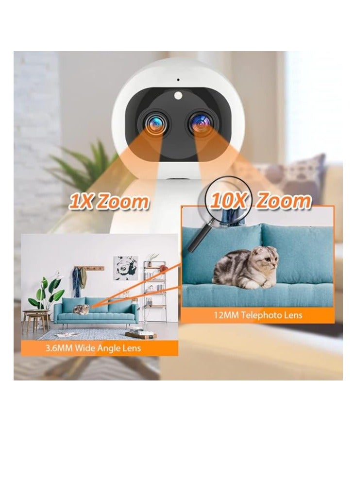 HD 2mp 1080P IP Camera Full HD 10X Zoom Smart Home WiFi Camera PTZ Auto Tracking Baby Monitor Night Vision Camera - Image 2
