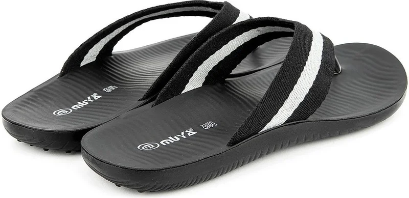 MUYA Orthopedix Hawk Anatomical Wet Floor Flip Flops Men's Black 3132510