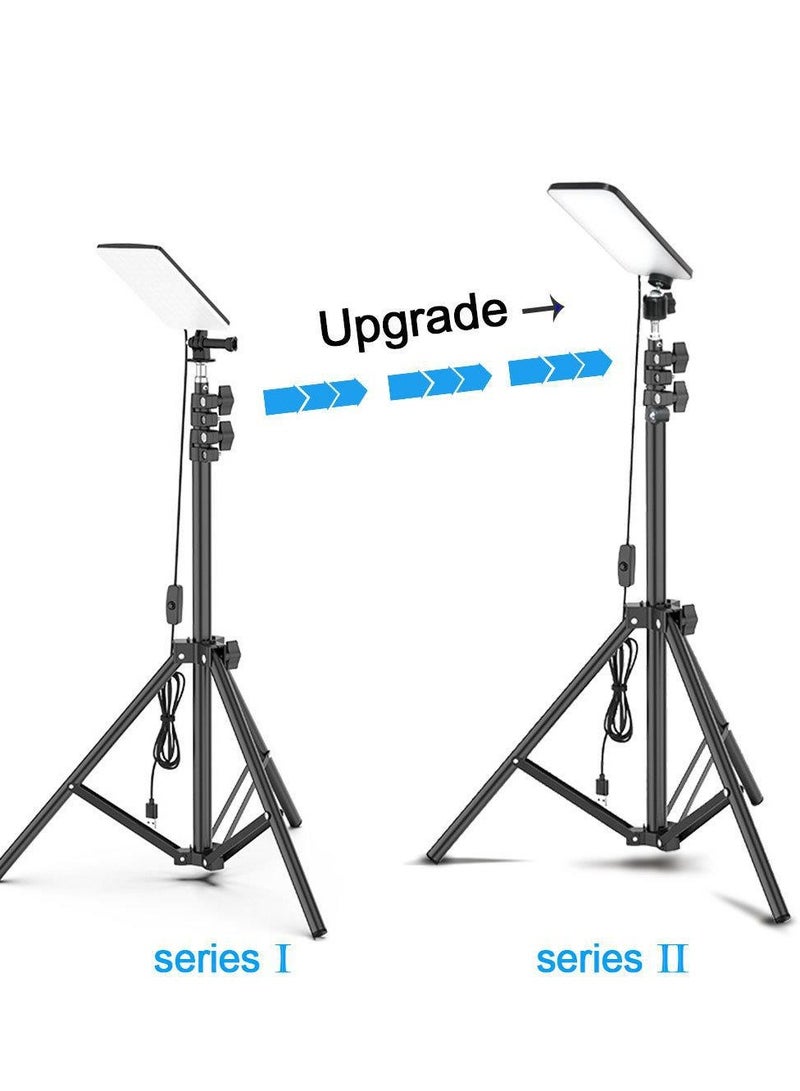 XiuWoo Portable Camping Light, Multi-Functional Outdoor Light, Telescoping Light, Telescopic Camping Lantern, Fishing Light, Work Light with Adjustable Stand, Storage Bag for Live, Video, Outdoor Camping - Image 2