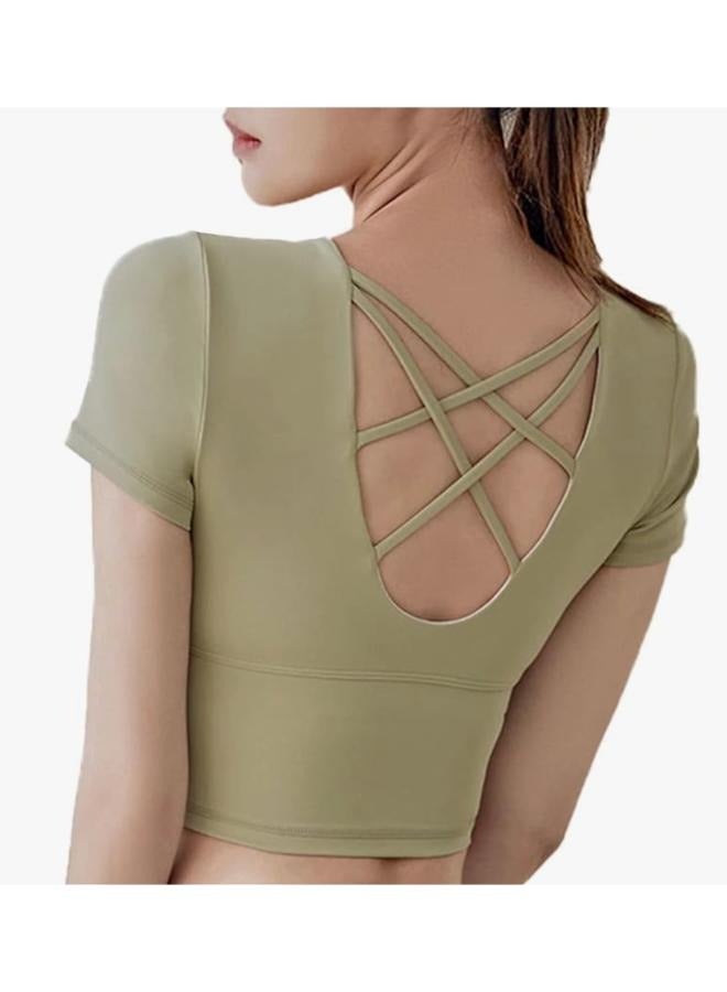 Womens's Yoga Clothing Set Summer Fashion Fine Seamless Fitness Sportswear Set Two-Piece T-146  - Image 2