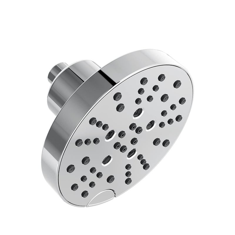 DELTA FAUCET DELTA FAUCET | 6” Contemporary Multi- Function (5-Setting) Touch-Clean H2Okinetic Shower Head| H2Okinetic technology with Pause functionality (Polished Chrome) | 52668 - Image 1