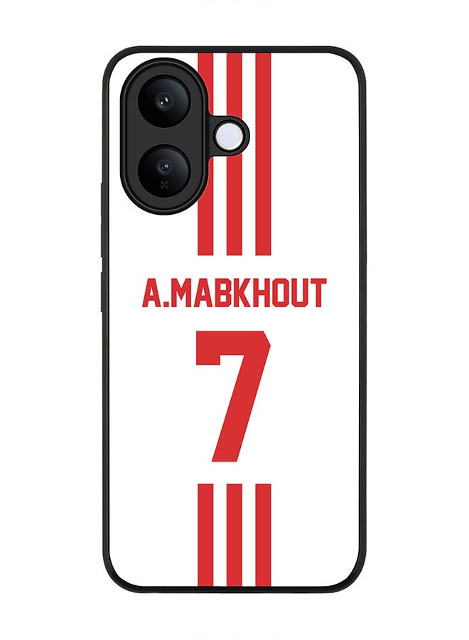 For vivo V60 Lite 5G / V60 Lite 4G Case,Slim fit Camera Protection, Shockproof Thin Phone cover  - Football - UAE,  A.Mabkhout