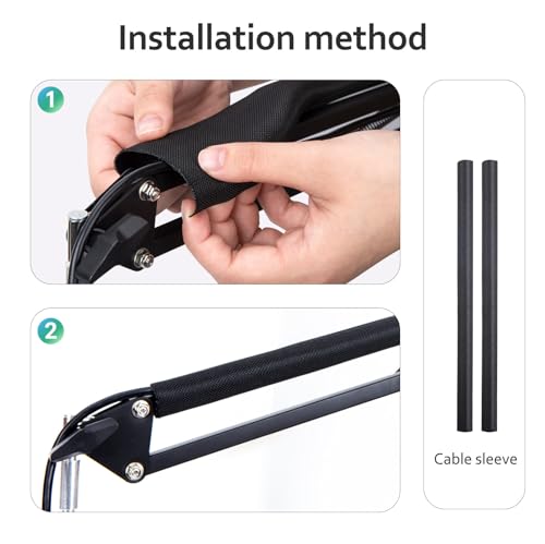 WIBOND For Fifine K688 Boom Arm - Adjustable Microphone Arm with Cable Management, Mic Arm with 3/8'' to 5/8'' Adapter Compatible with Most Microphone - Image 4