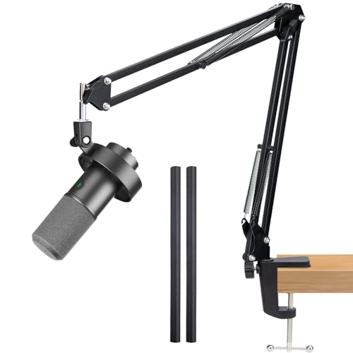 WIBOND For Fifine K688 Boom Arm - Adjustable Microphone Arm with Cable Management, Mic Arm with 3/8'' to 5/8'' Adapter Compatible with Most Microphone - Image 1
