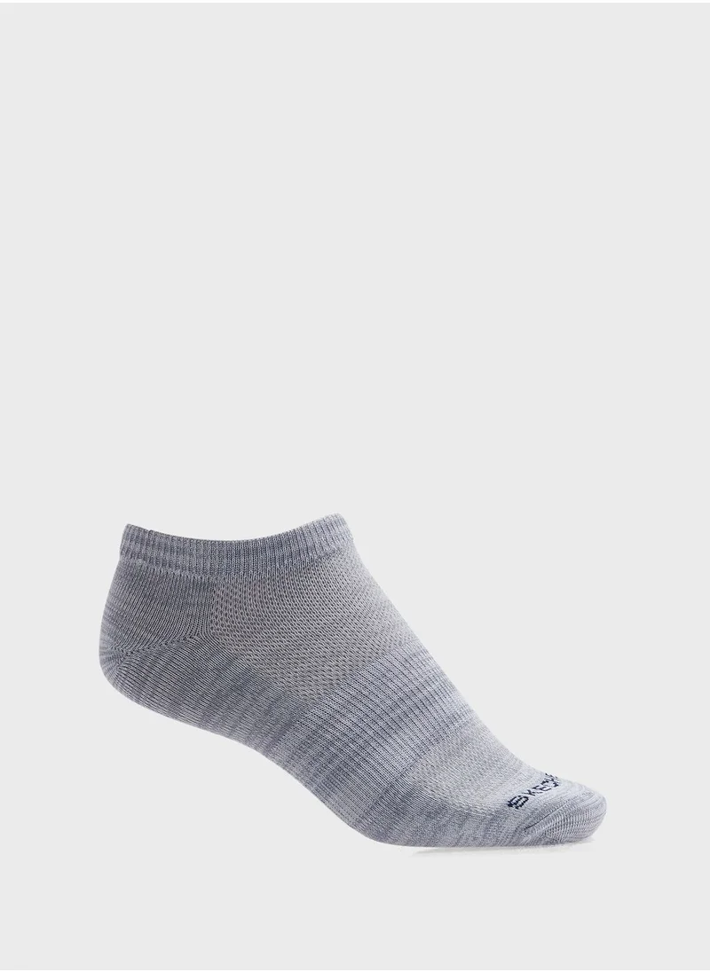 SKECHERS 6 Pack Womens Non Terry Low Cut Socks