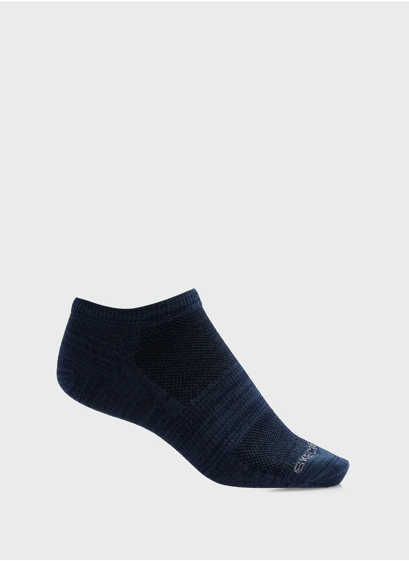SKECHERS 6 Pack Womens Non Terry Low Cut Socks