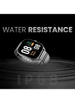 HiFuture FutureFit Apex Stainless Steel Smart Watch, 2.04 Inch Display, Black  - Image 5