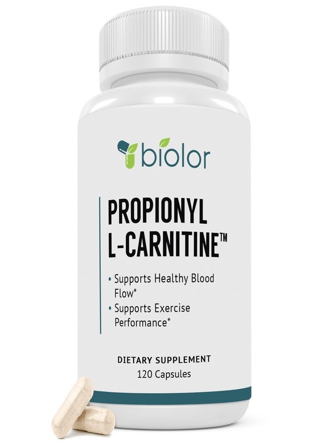 Biolor Biovy High Absorption Propionyl-L-Carnitine (PLCAR) No Artificial Fillers - Effective Propionyl L Carnitine HCL Supplement to Support Blood Circulation - 120 Capsules - Image 1