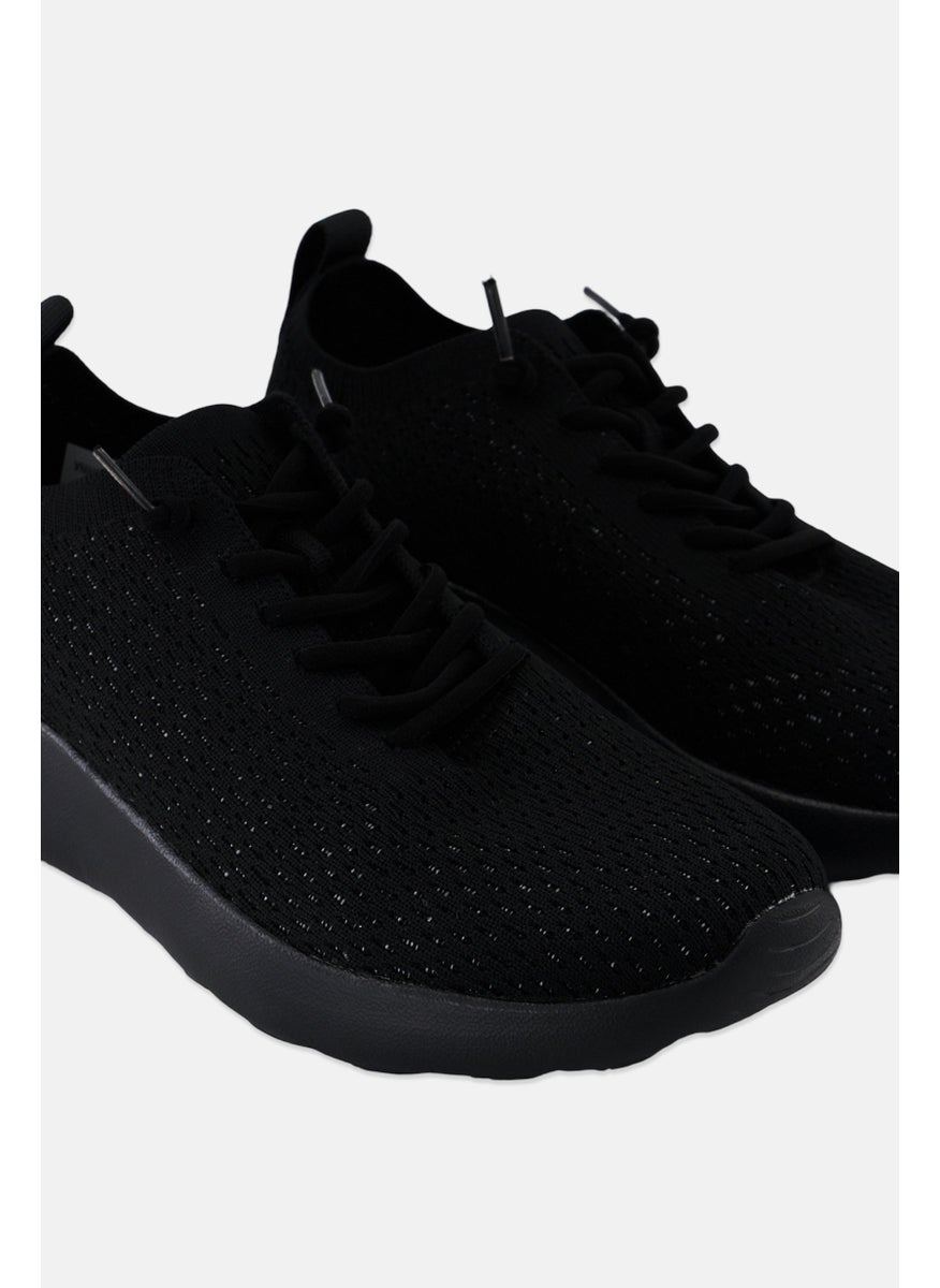 RBX - Women Lace Up Training Shoes, Black - Image 1