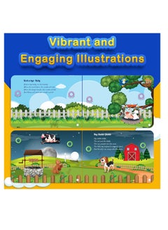 Kiddale Pack of 3 Interactive Nursery Rhyme Books 40 Classical Farm and Bird Rhymes 28 Sounds Each  - Image 4