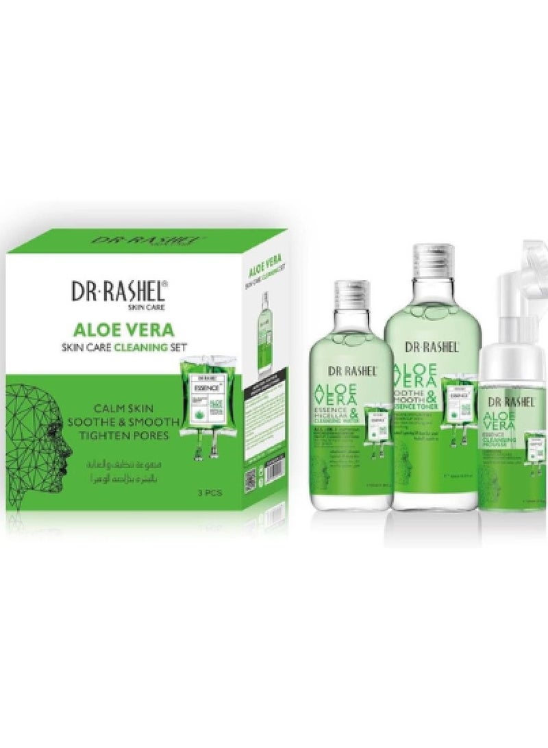 Aloe Vera Skin Cleansing and Moisturizing Course, 3 Pieces