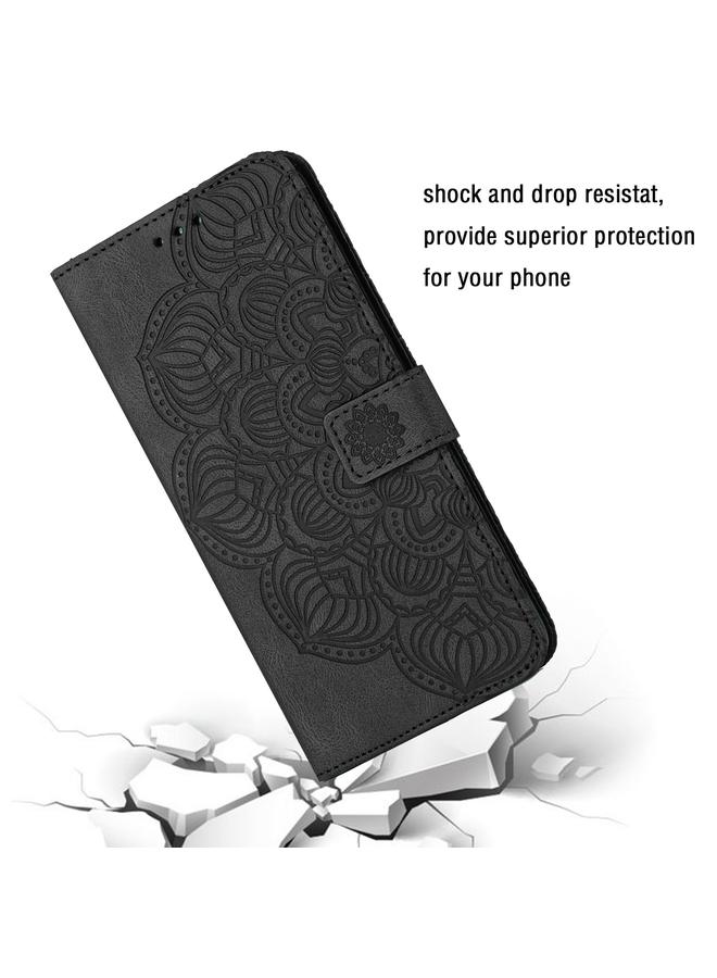 اس-توب جراب لهاتف Samsung Galaxy S23 Ultra 5G جراب هاتف جلدي قابل للطي منقوش بنقوش ماندالا - Image 5