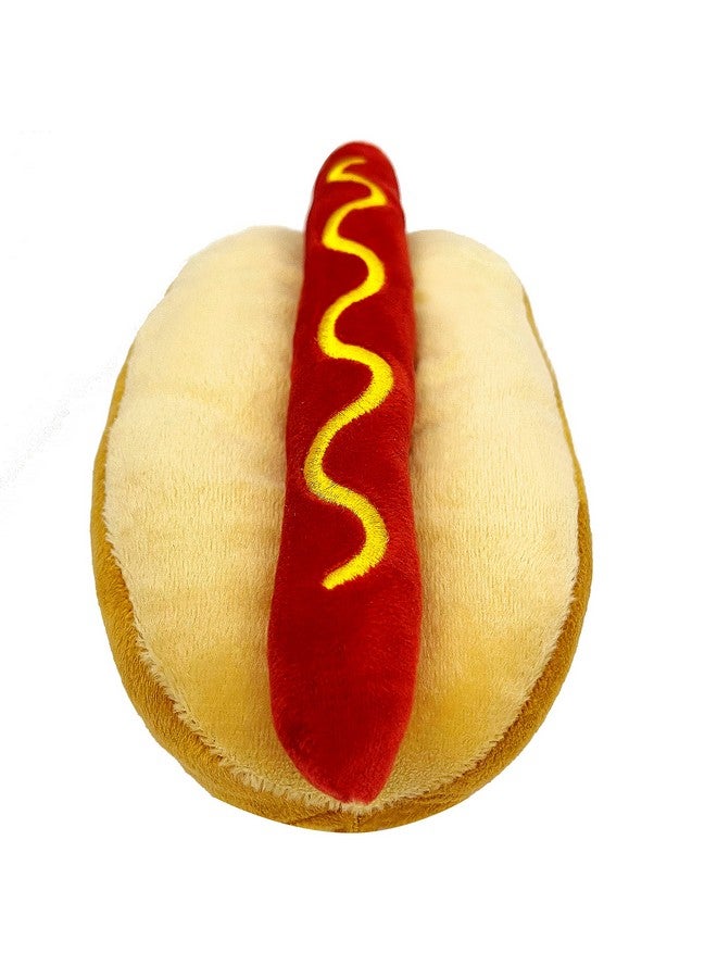 Pets First NCAA Alabama Crimson Tide HOT Dog Plush Dog & CAT Squeak Toy- Cutest HOT-Dog Snack Plush Toy for Dogs & Cats with Inner Squeaker & Beautiful Football/Basketball Team Name/Logo - Image 3