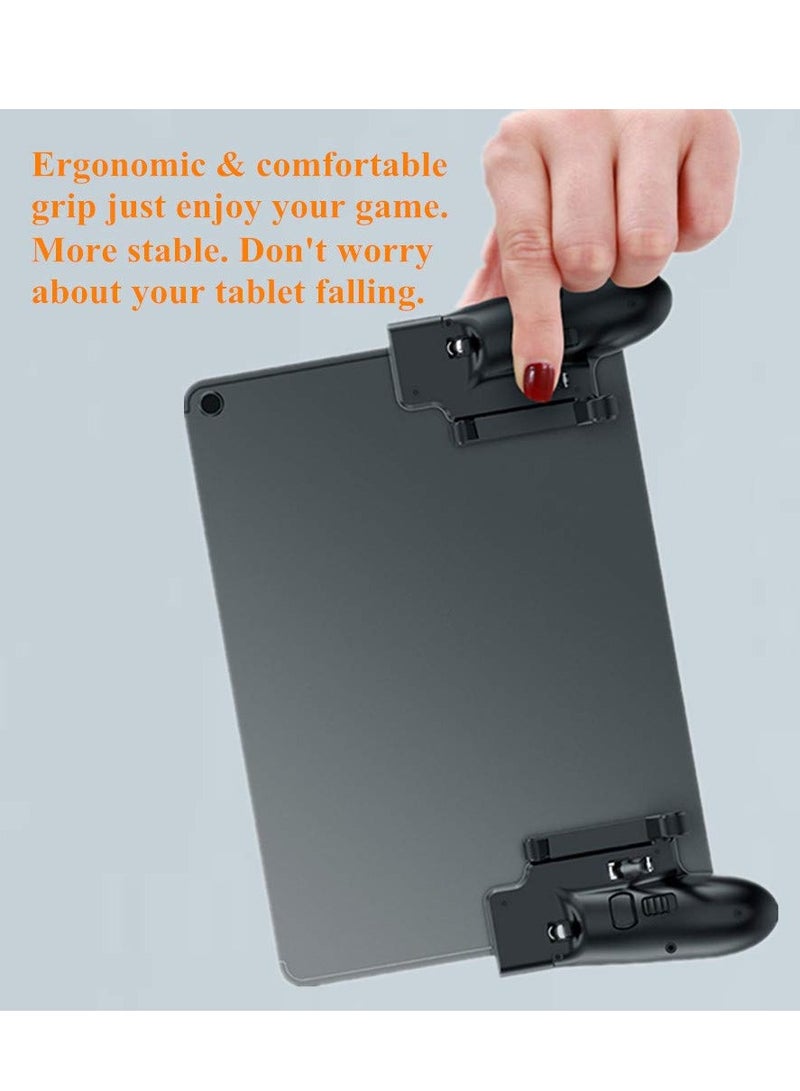 PUBG Controller for Tablet 4 Triggers 【6 Finger Operation】 Sensitive Shoot Aim Trigger Gamepad Grip, Support 9.7-12.9 inch iPad  Tablet - Image 5