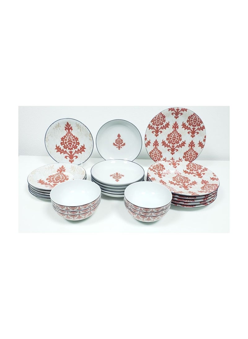 Kutahya Porcelain 24 Piece Dinner Set - Image 3