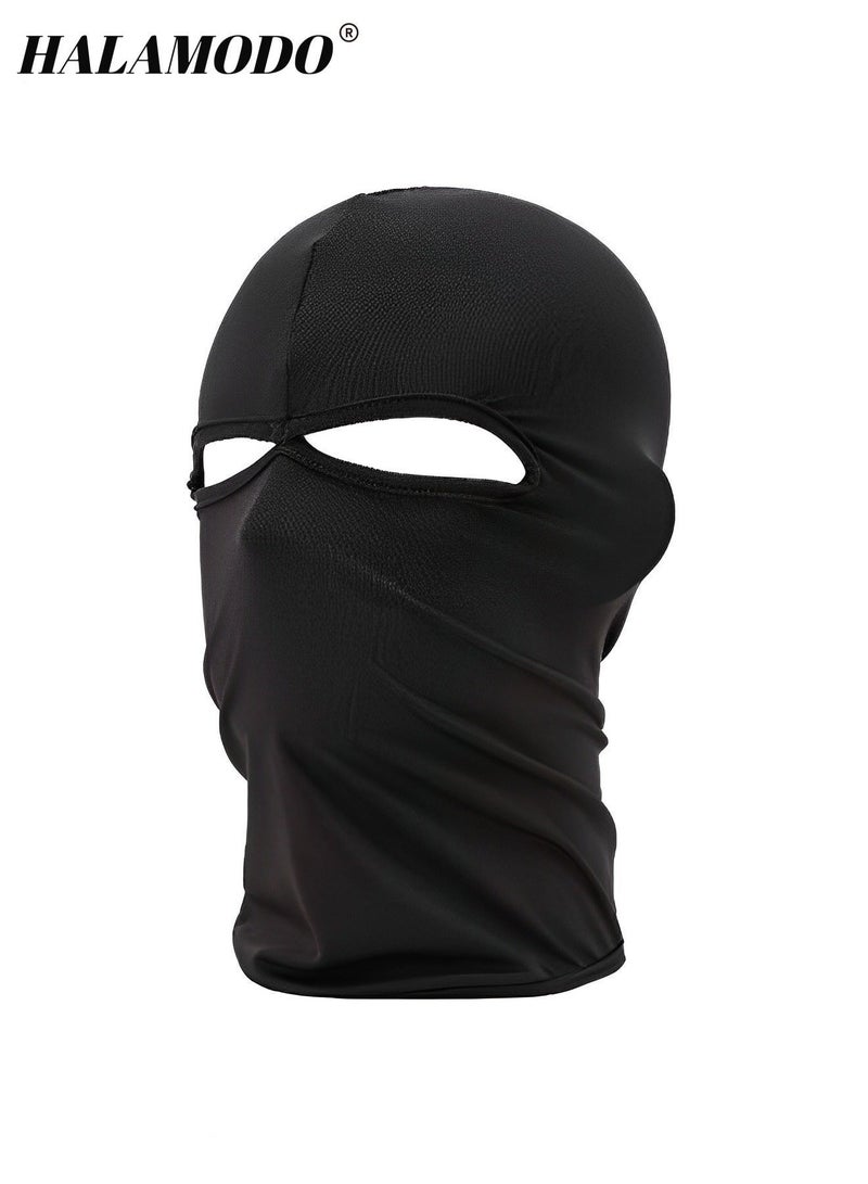 Halamodo Motorcycle Full Protection Face Mask Riding Face Mask Soft Head Mask Full Face Cover Windproof Sun UV Protection Outdoor Sport Cycling Mask for Men & Women - Image 2