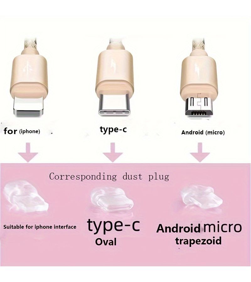 1pc Charming Panda Resin Pendant Jewelry Dust Plug For Iphone 5 To 14 Protect Your Phone Charging Port - Image 5