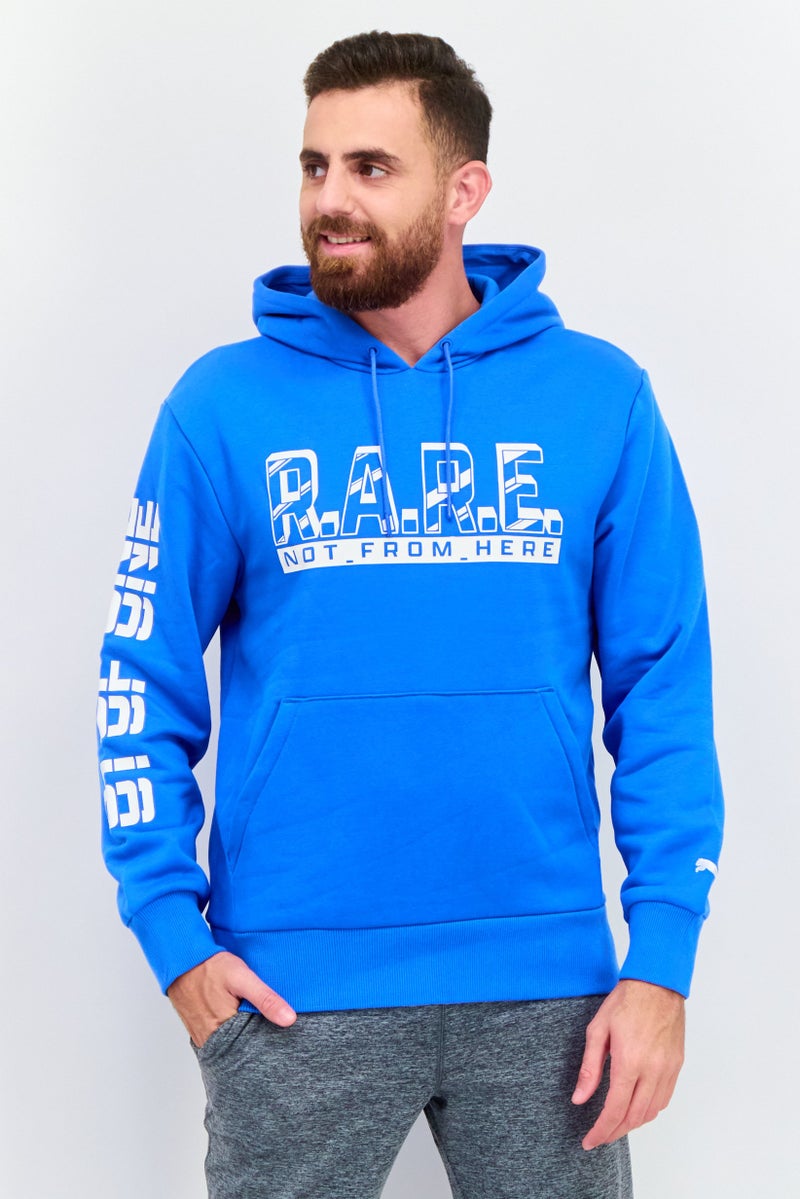 PUMA Men Sportswear Fit Long Sleeves Training Sweatshirt, Blue - Image 1