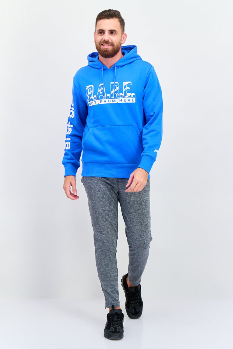 PUMA Men Sportswear Fit Long Sleeves Training Sweatshirt, Blue - Image 4
