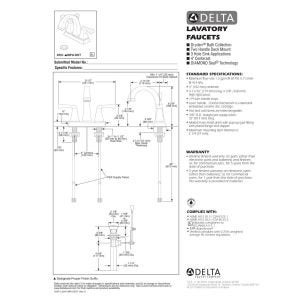 DELTA FAUCET 2551SSMPUDST 469 x 950 x 469 inches Stainless - Image 3
