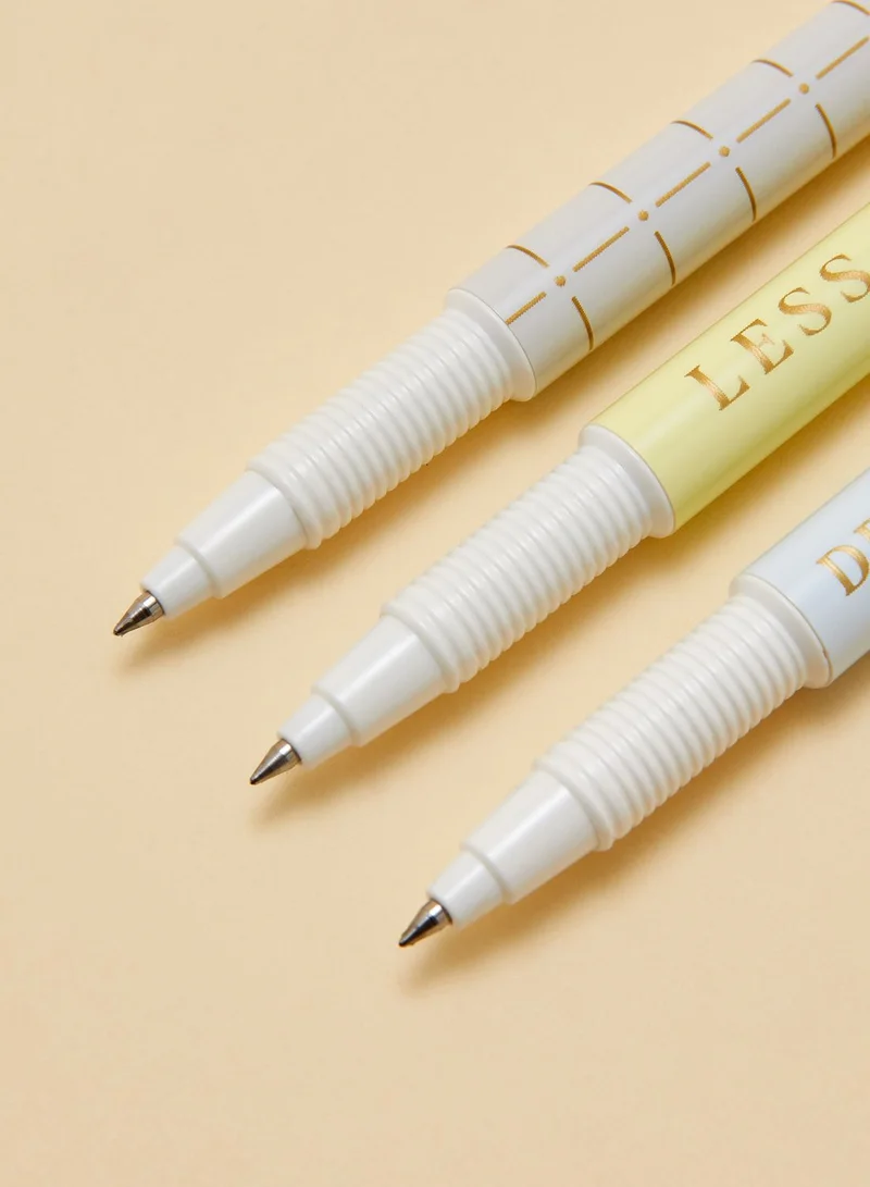 Kikki.K 3 Pack Everyday Gel Pen
