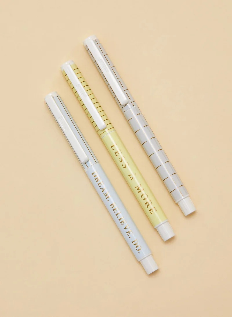 Kikki.K 3 Pack Everyday Gel Pen