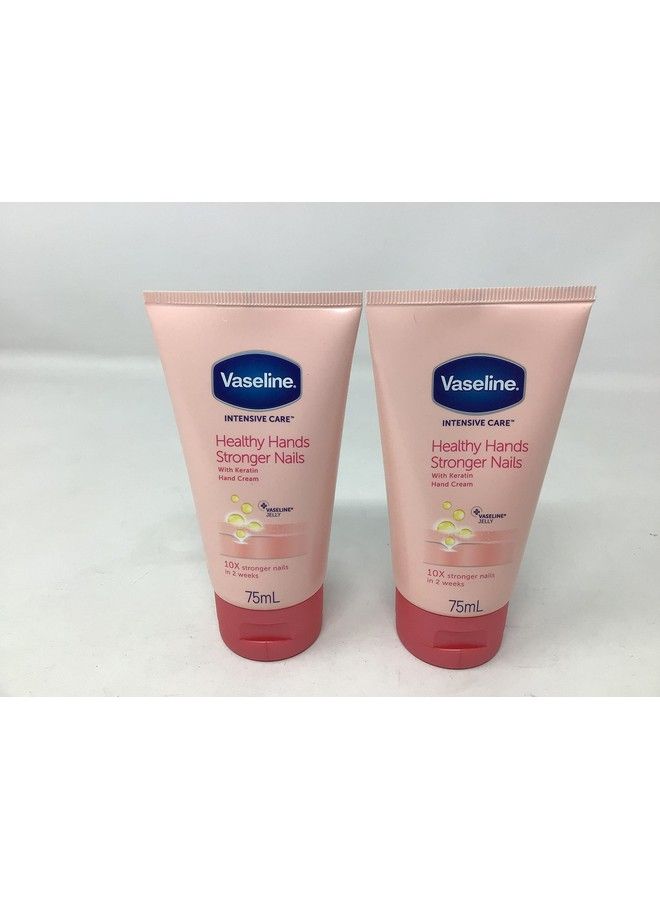 Vaseline Intensive Care Healthy Hands + Stronger Nails Hand Cream 75Ml Pack Of 2 - Image 3