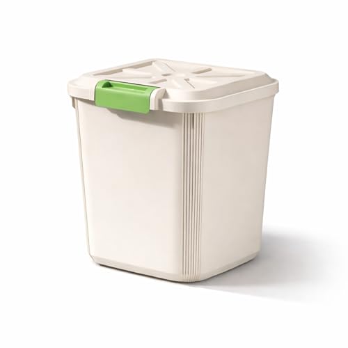 KREPS® Airtight Rice, Grain, Flour Storage With Scoop, Dry Food, Snacks, Sugar, Baking Supplies, BPA Free- Pet Food Storage Container, Dog Cat Birds Food Bin (10KG - Medium) - Image 1