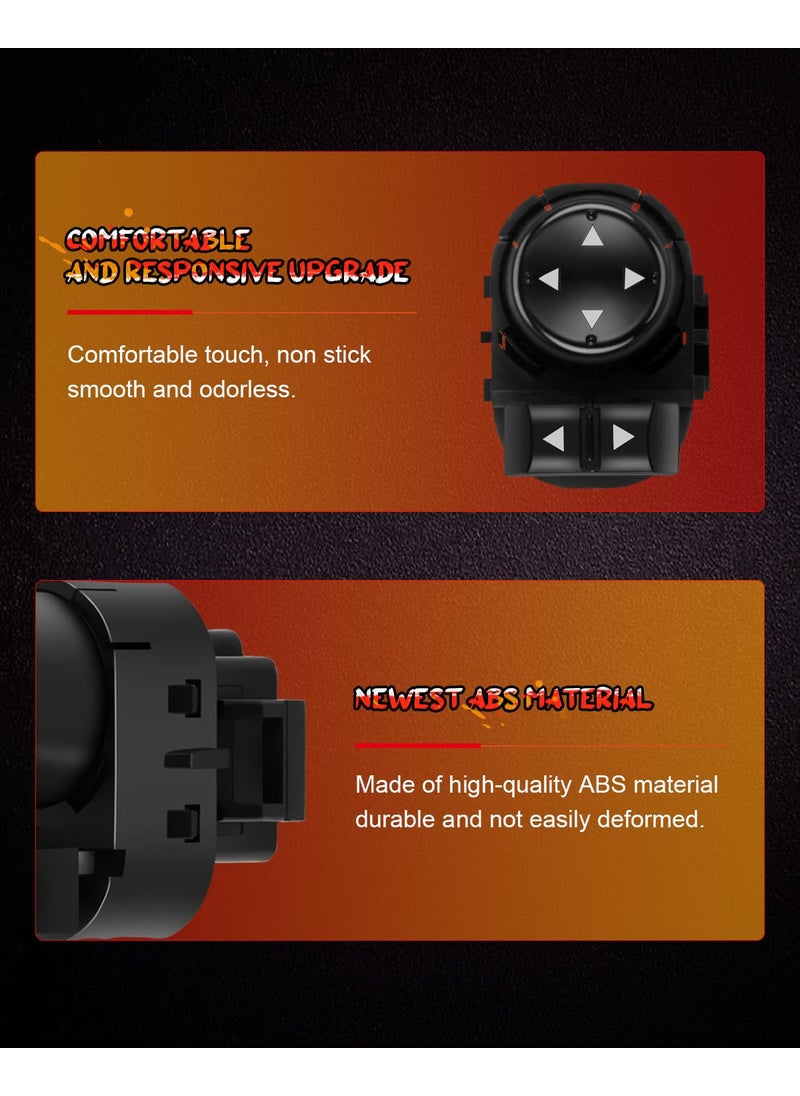 CCIYU Power Mirror Switch Replacement fit for 2007-2013 Chevy Silverado 1500 2007-2014 Chevy Silverado 2500 HD 2007-2013 GMC Sierra 1500 2007-2014 GMC Sierra 2500 HD 3500 22883768  - Image 4